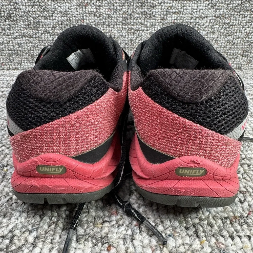 Merrell Shoes Womens 8 All Out Charge Trail Running Hiking Black Red J03962